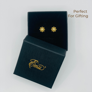 Daisy with Pearl Gold | Stainless Steel | 18K Gold Plated - Zambeel