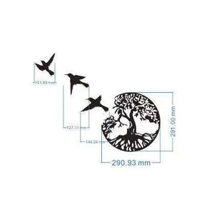 Decorative Iron Wall Art Wall Hanging - Zambeel