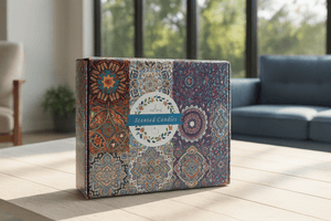 Decorative Scented Tin Candle Gift Set - Zambeel