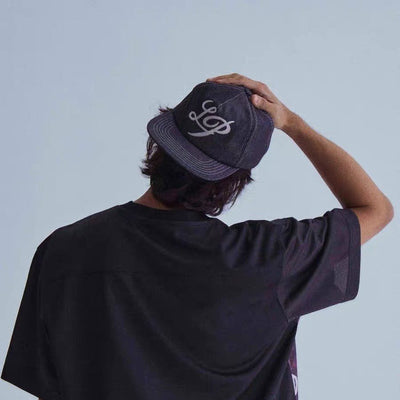 Denim Black Flat - brim Baseball Captrucker Hat - Zambeel