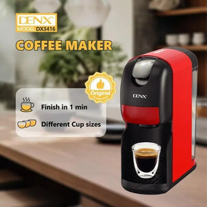 Denx - 3 - in - 1 Capsule Coffee Maker - Zambeel