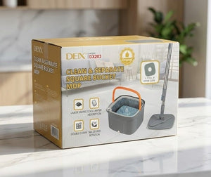 Denx - Clean & Separate Square Bucket Mop - Zambeel
