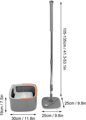 Denx - Clean & Separate Square Bucket Mop - Zambeel
