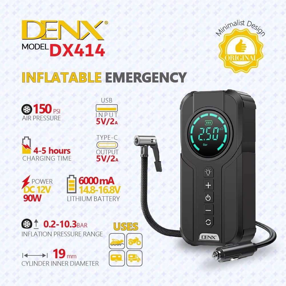 Denx - Jump Starter With Air Pump © - Zambeel