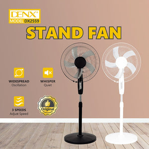Denx - Oscillating Stand Fan - Zambeel