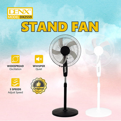 Denx - Oscillating Stand Fan - Zambeel