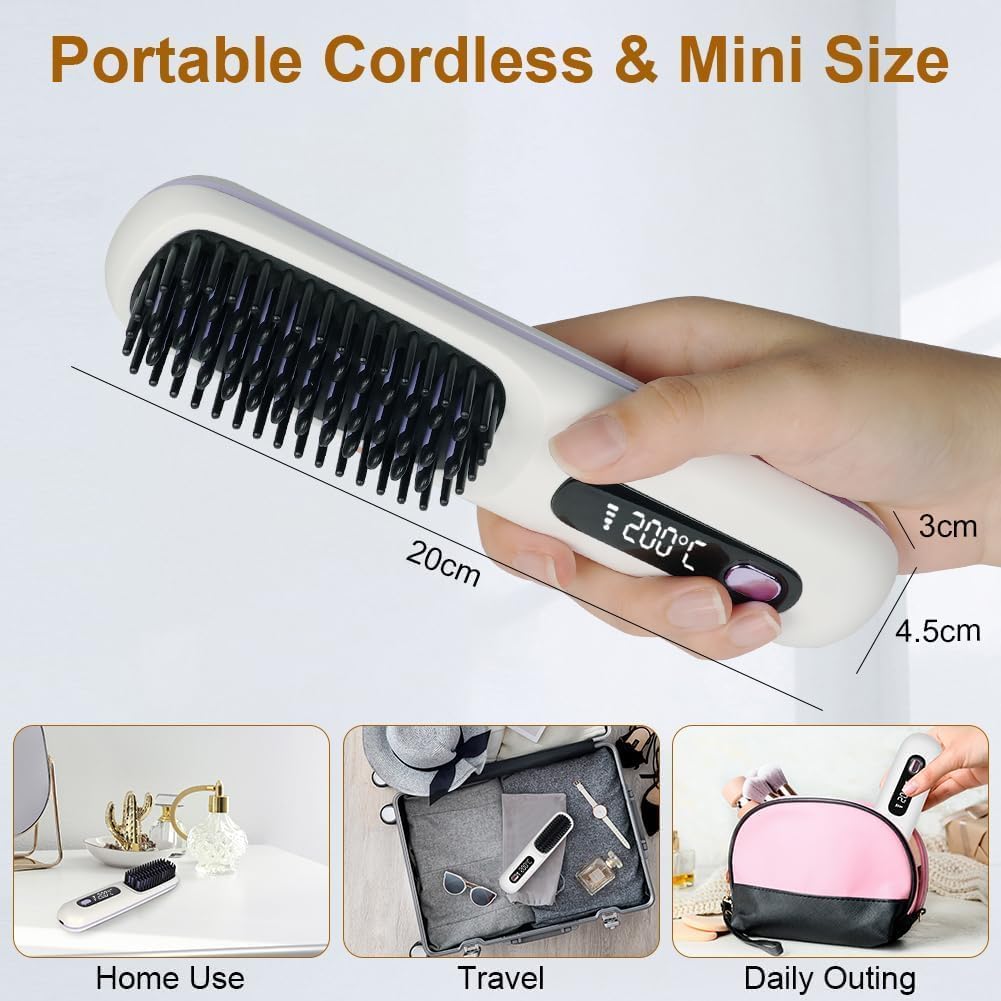 Denx - Wireless Hair Straightener - Zambeel