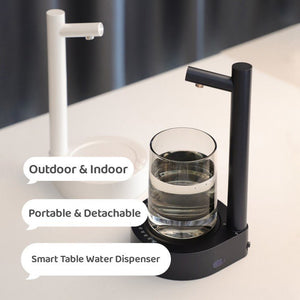 Desk Dispenser Electric Water Gallon Automatic Water Bottle Dispenser Rechargeable Water Dispenser - Zambeel