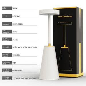 Desk Lamp Wireless Rechargeable Ornaments - Zambeel