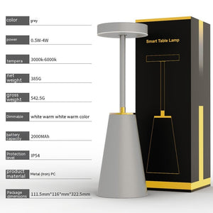 Desk Lamp Wireless Rechargeable Ornaments - Zambeel