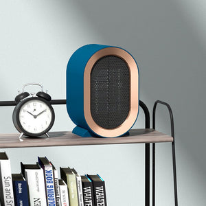 Desktop Electric Heater Mini Portable Fan Heater 220V PTC Ceramic Heating Warm Air Blower Home Office Warmer Machine - Zambeel