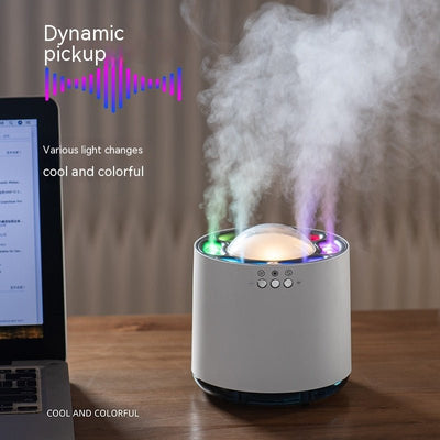 Desktop Heavy Fog Humidifier Office Home Porous Home Decor - Zambeel
