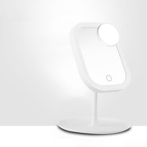 Desktop Mirror Dressing Mirror With Light Bulb Fill Light Beauty Makeup - Zambeel