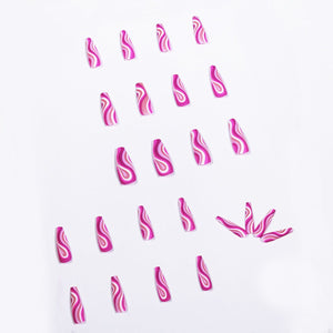Detachable Artistic Wearable Finished Fake Nails False Nails Fingernails Press On Nails Tips - Zambeel