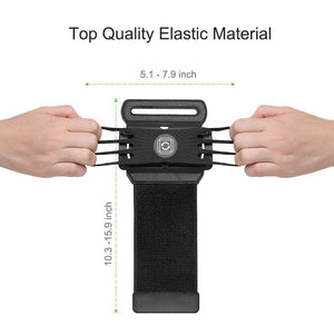 Detachable Mobile Phone Holder 360 - degree Rotating Movement Arm Strap - Zambeel