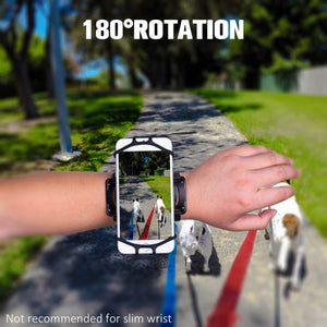Detachable Mobile Phone Holder 360 - degree Rotating Movement Arm Strap - Zambeel