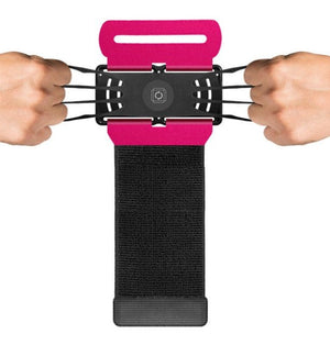 Detachable Mobile Phone Holder 360 - degree Rotating Movement Arm Strap - Zambeel