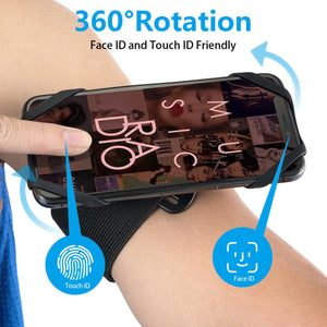 Detachable Swivel Arm Wrist Strap Sports Phone Case - Zambeel