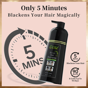 DEXE - Black Hair Color Shampoo - Zambeel