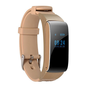 DF22 Smart Bracelet Multi - Function Bluetooth Headset Call Touch Screen Health Monitoring Sports Step - Zambeel