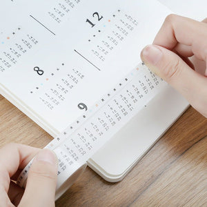 Digital Hand Account Tape Sticker Time Management Month Week - Zambeel