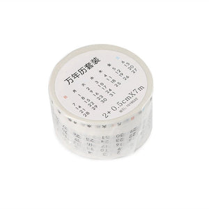 Digital Hand Account Tape Sticker Time Management Month Week - Zambeel