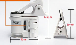 Digital Microscope Camera for Cell Phone with LED Light - Zambeel