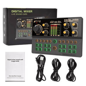 Digital Mixer Live Sound Card - Zambeel