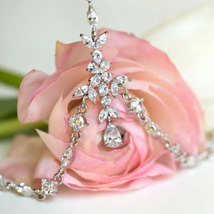 Dignified Rhinestone Hair Chain European And American Fashion All - match Multi - layer - Zambeel