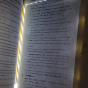 Dimmable LED Panel Book Reading Lamp Eye Protection Learning Book Lamp Acrylic Resin For Night Reading - Zambeel