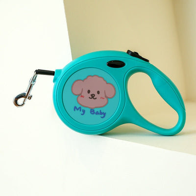 Dog Leash 5m Cartoon Tractable Leash - Zambeel