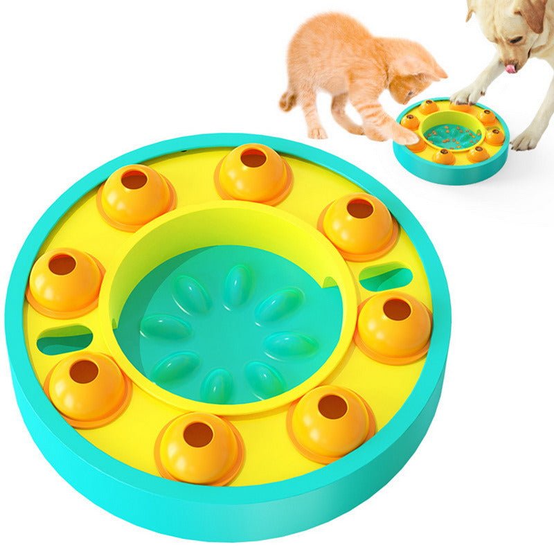 Dog Pets Puzzle Toys Slow Feeder Interactive Increase Puppy IQ Food Dispenser Slowly Eating NonSlip Bowl Pet Dogs Training Game Pet Supplies - Zambeel
