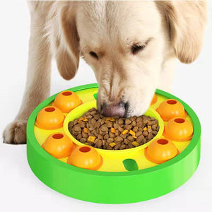 Dog Pets Puzzle Toys Slow Feeder Interactive Increase Puppy IQ Food Dispenser Slowly Eating NonSlip Bowl Pet Dogs Training Game Pet Supplies - Zambeel