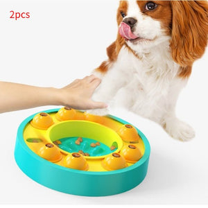 Dog Pets Puzzle Toys Slow Feeder Interactive Increase Puppy IQ Food Dispenser Slowly Eating NonSlip Bowl Pet Dogs Training Game Pet Supplies - Zambeel
