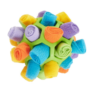 Dog Sniffing Ball Puzzle Toys Inscrease IQ Slow Dispensing Feeder Folderble Dog Now Sniff Toy Pet Traning Game Intelligence Toy - Zambeel