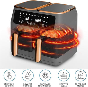 Double Air Fryer - Zambeel