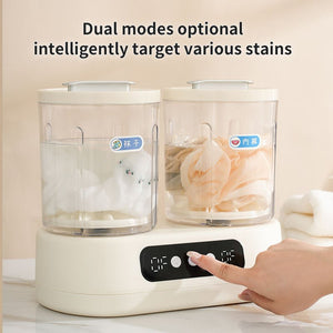 Double - Bucket Mini Washing Machine - Zambeel
