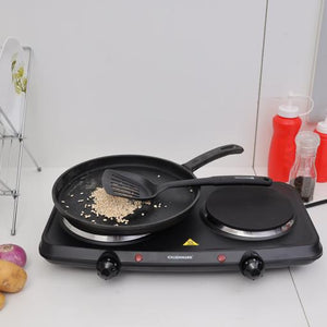 Double Burner Electric Hot Plate - Zambeel
