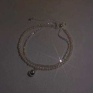 Double - layer Starry Pearl Bracelet For Girls - Zambeel