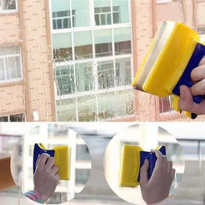 Double - Sided Magnetic Glass Cleaner - Zambeel