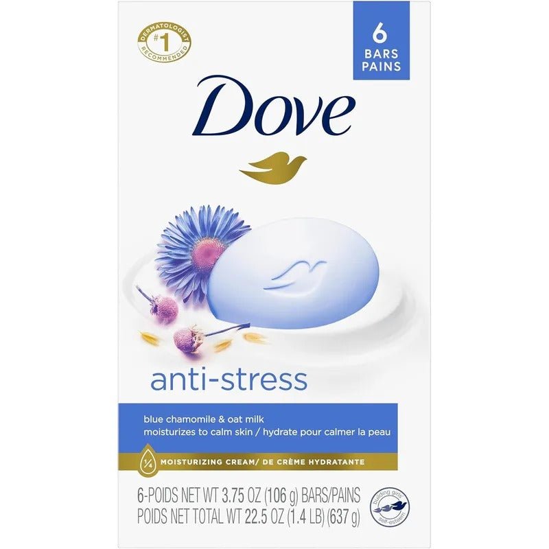 Dove - Anti - Stress Beauty Bar Soap - Zambeel