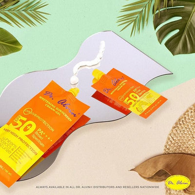 Dr. Alvin - Whitening Sunscreen Cream - Gel SPF 50+ (Original) - Zambeel