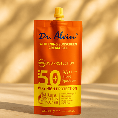 Dr. Alvin - Whitening Sunscreen Cream - Gel SPF 50+ (Original) - Zambeel