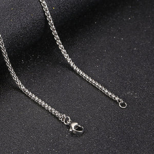 Dragonbone Pearl Trendy Titanium Steel Necklace - Zambeel