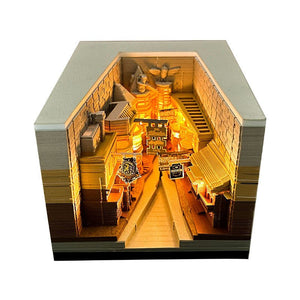 Earth Calendar Light Panoramic 3d Three - dimensional Creativity Paper Carving Desk Calendar Sticky Notes - Zambeel