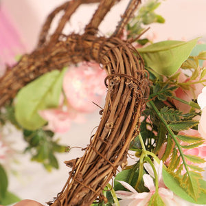 Easter Egg Simulation Wreath Easter Chrysanthemum Rabbit Modeling Decorative Pendant - Zambeel