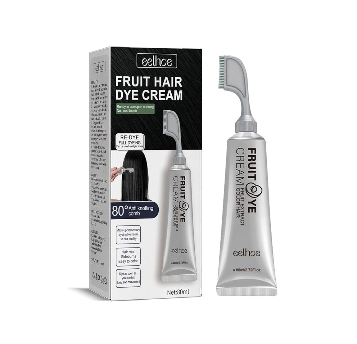 Eelhoe - Fruit Hair Dye Cream (Original) - Zambeel
