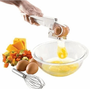 Egg Shell Cracker Handheld Plastic Egg Breaker Egg Opener Creative Egg Separator Tool Kitchen Gadgets - Zambeel