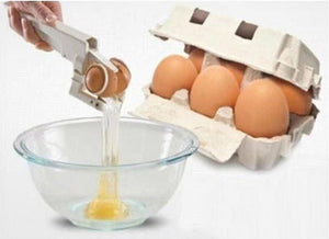 Egg Shell Cracker Handheld Plastic Egg Breaker Egg Opener Creative Egg Separator Tool Kitchen Gadgets - Zambeel