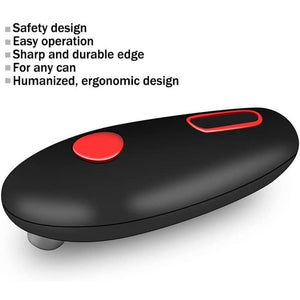 Electric Can Opener Automatic Jar Bottle Can Machine One Touch Portable Kitchen Hand Free Opening Opener Tool Gadgets - Zambeel